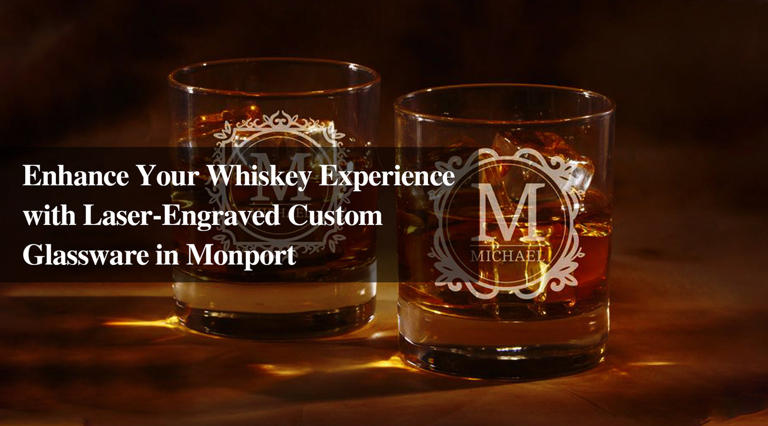 Enhance Your Whiskey Experience with Laser Engraved Custom Glassware in Monport