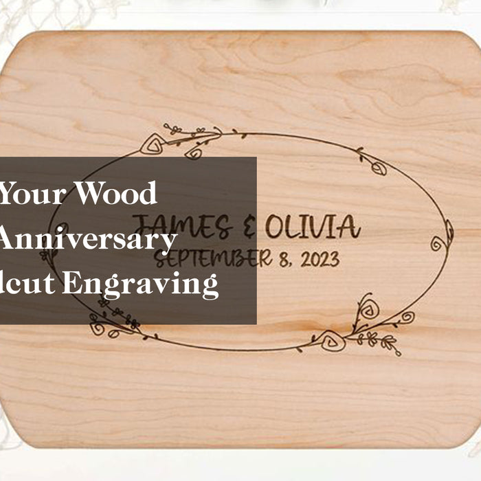 Celebrate Your Wood Marriage Anniversary with Woodcut Engraving