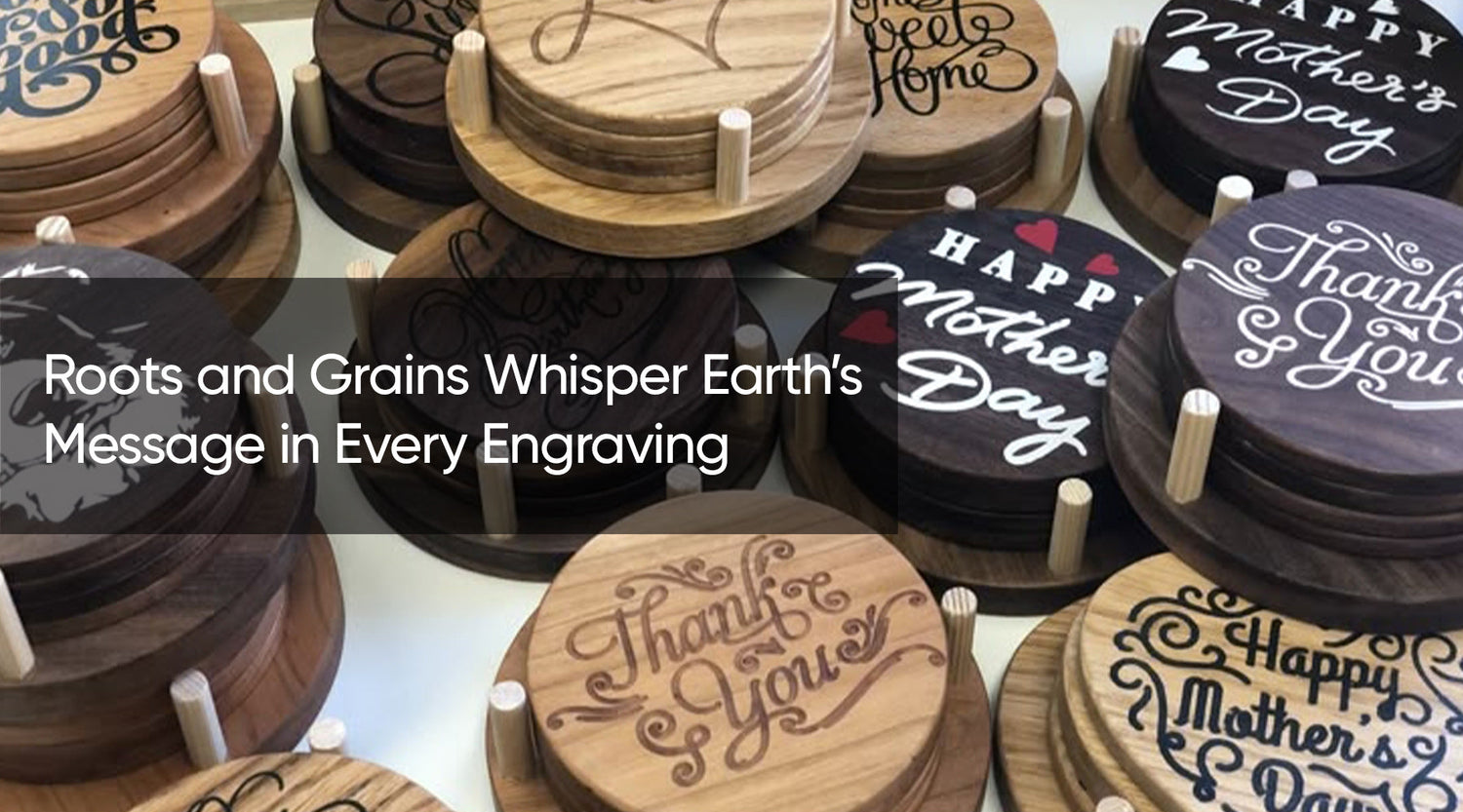 Roots and Grains Whisper Earth’s Message in Every Engraving