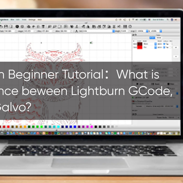 A Lightburn Beginner Tutorial：What is the difference beween Lightburn GCode, DSP and Galvo?