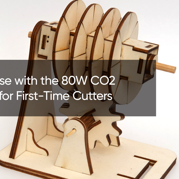 Blueprint Rise with the 80W CO2 AutoFocus for First-Time Cutters