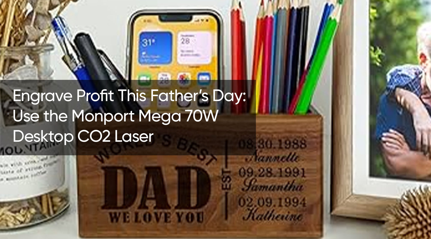 laser engraved gifts for dad