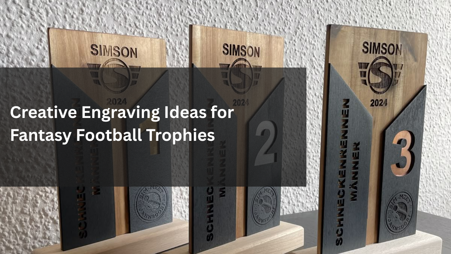 Creative Engraving Ideas for Fantasy Football Trophies