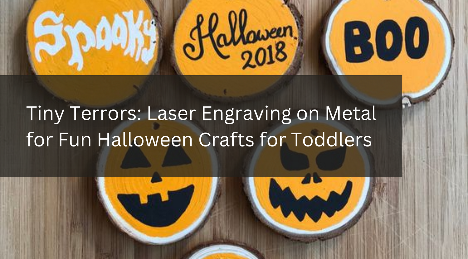 Tiny Terrors: Laser Engraving on Metal for Fun Halloween Crafts for Toddlers