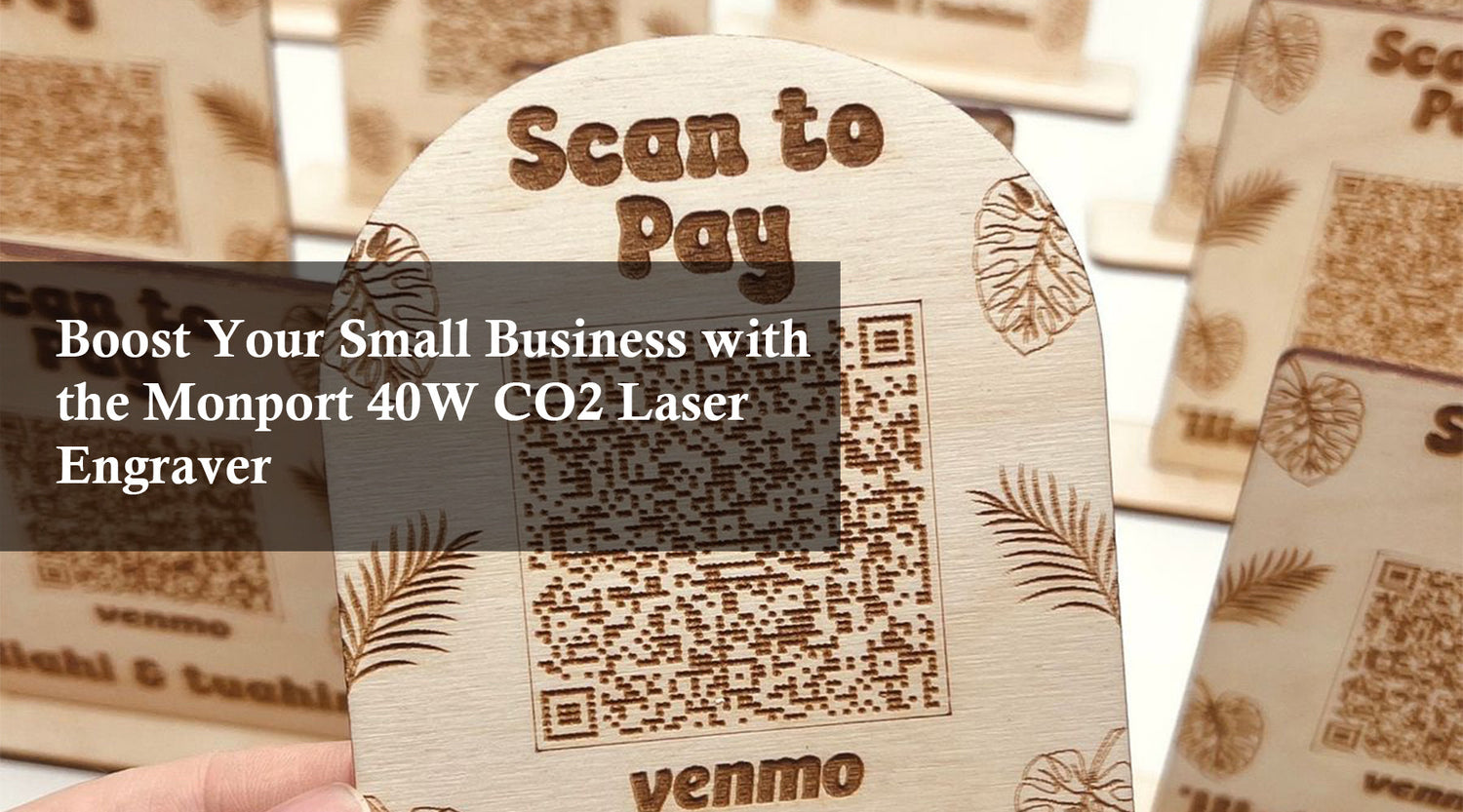 Boost Your Small Business with the Monport 40W CO2 Laser Engraver