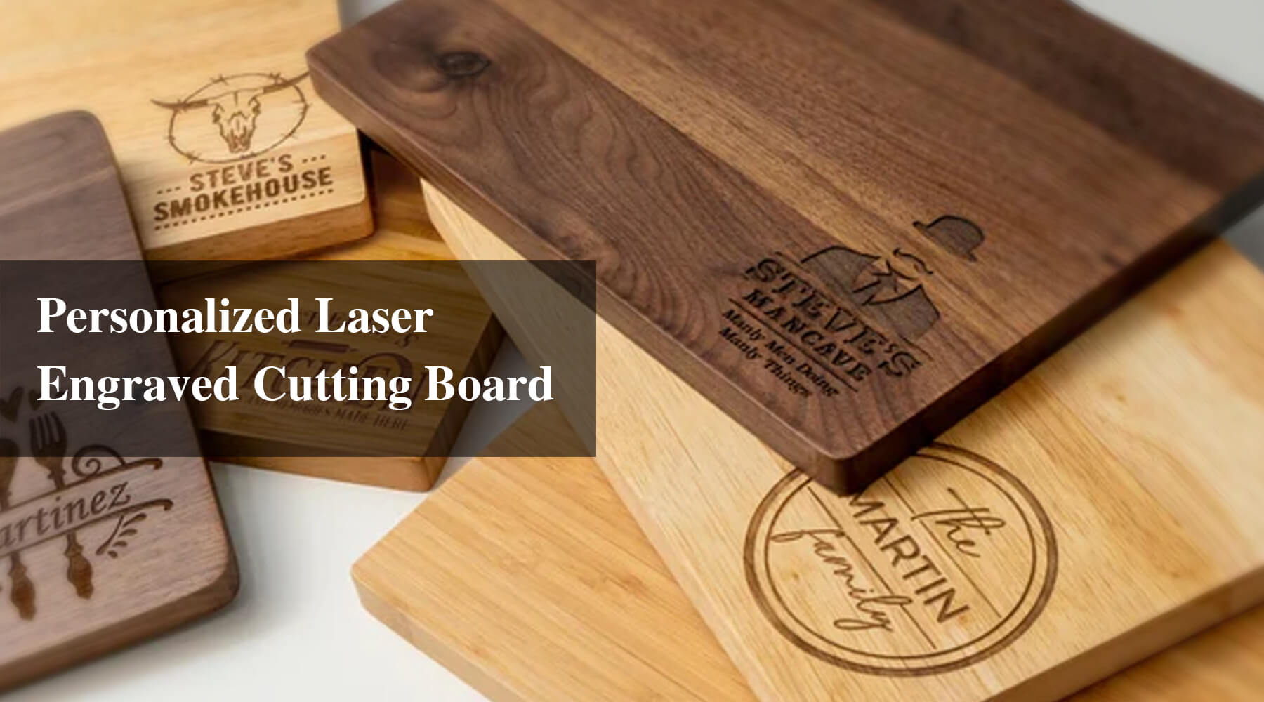 Personalized Kitchen Cutting Board - Laser Print Co.