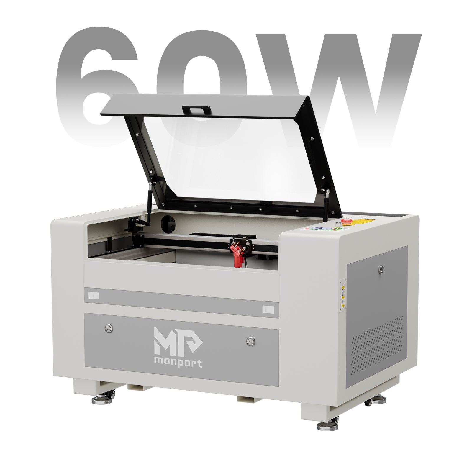 Monport 60W CO2 Laser Engraver & Cutter (24" x 16") with Autofocus