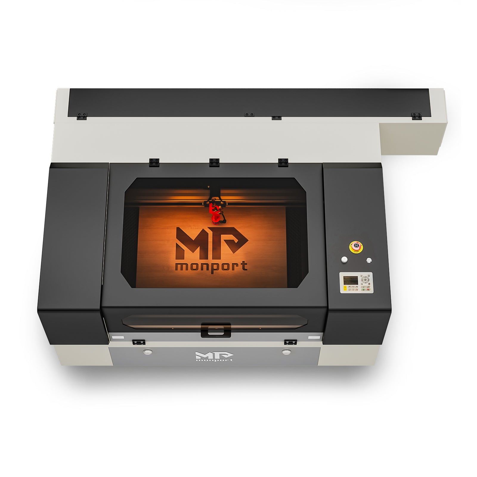 Bundle Sale | Monport 90W CO2 Laser Engraver & Cutter (28" x 20") with Autofocus and Bracket