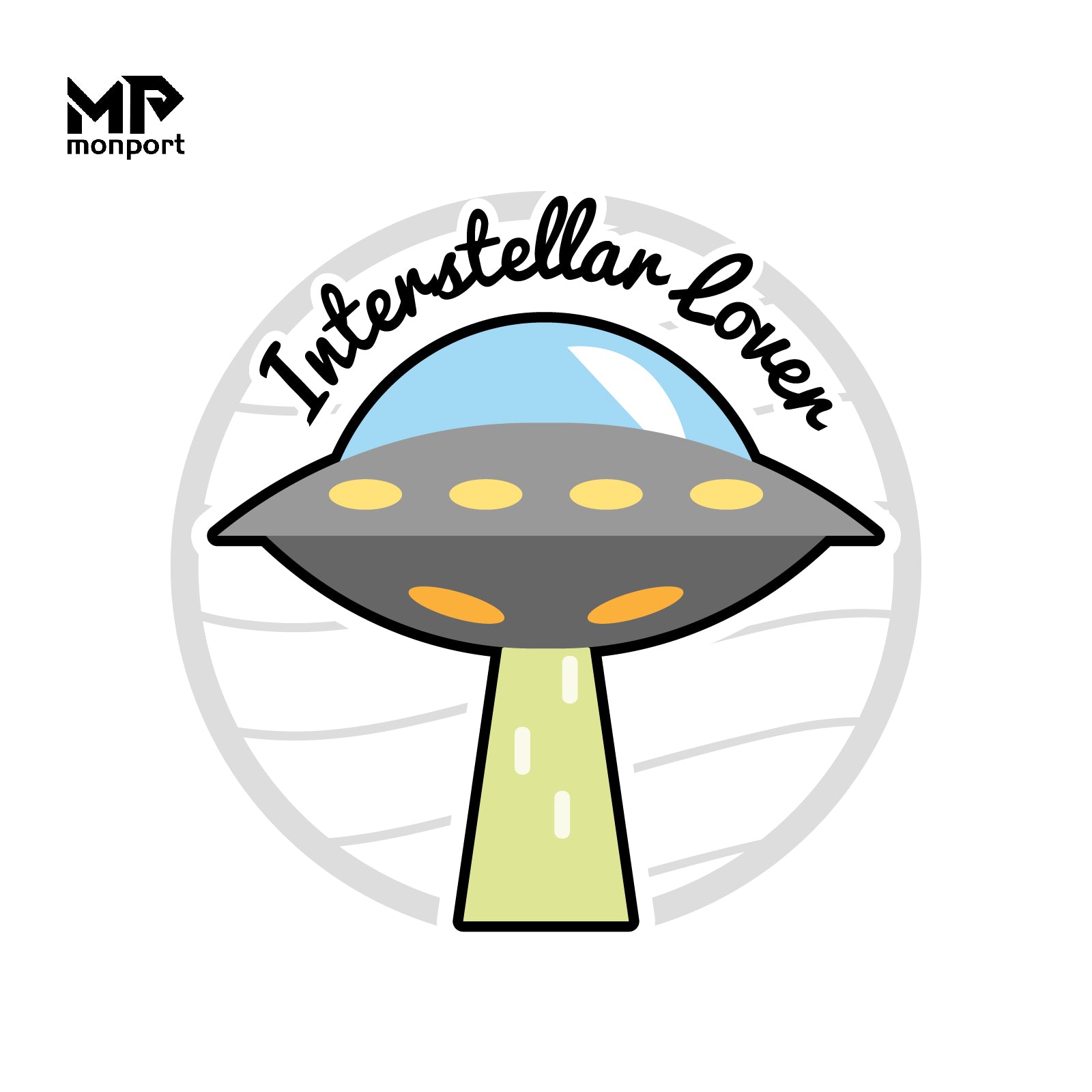 Alien Spaceship Laser-Engraved Decor Piece: Add a Sci-Fi Twist to Your Home