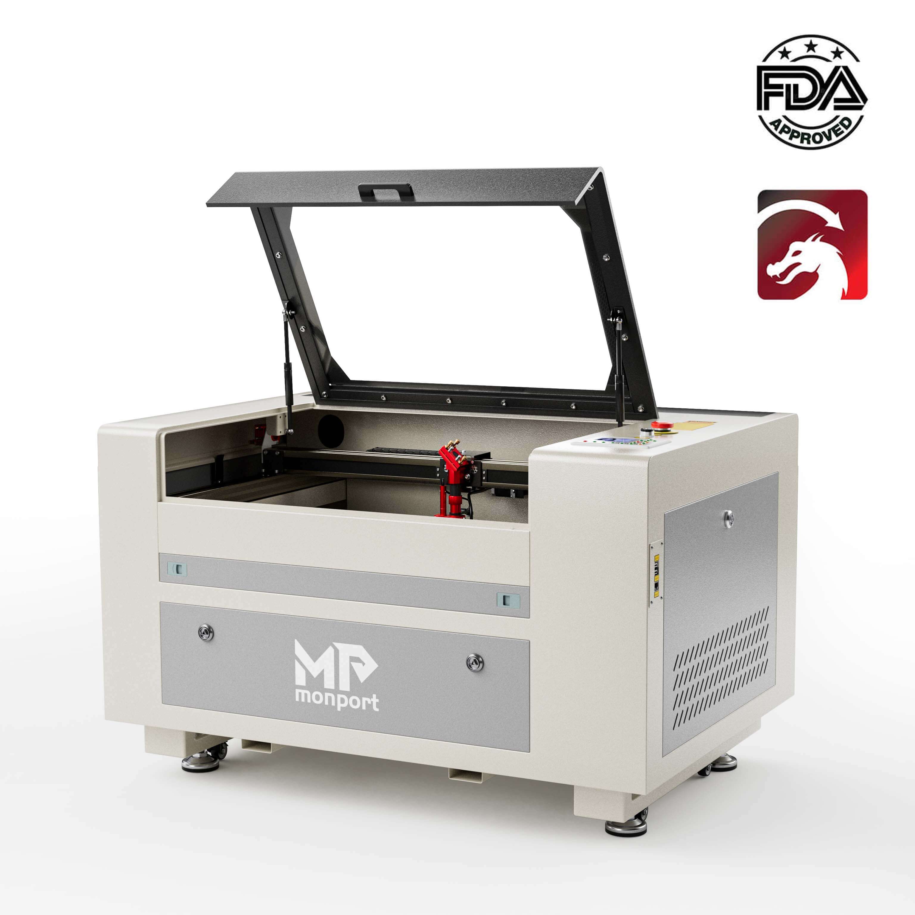 70W CO2 Laser Engraver Cutting Machine with 16” x 30” Working Area