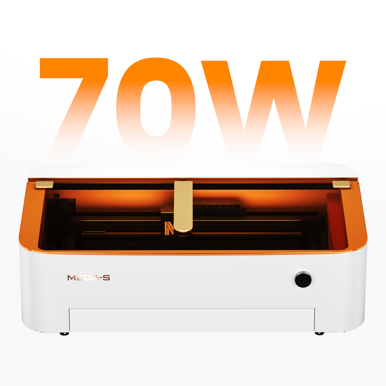 Monport 70W Co2 Laser Engraver & Cutter with Intelligent Precision and Automation - Mega S