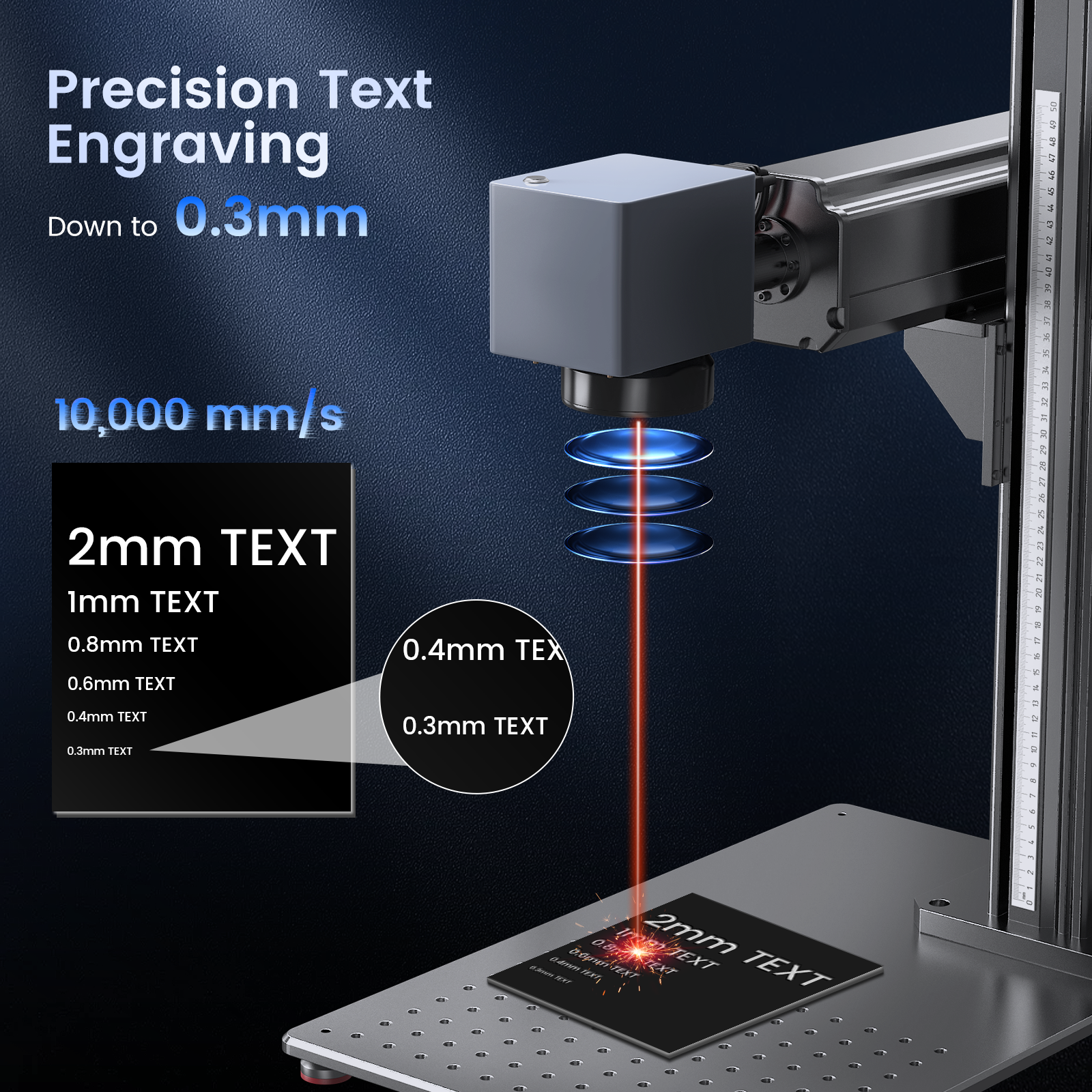Monport GT 60W Split MOPA Fiber Laser Engraver & Color Marking Machine With AutoFocus