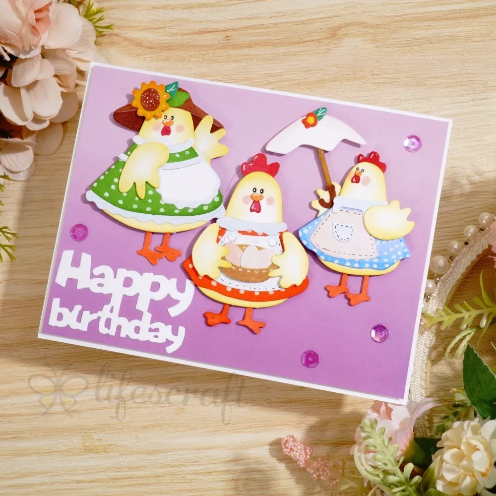Hens Dancing for Birthday