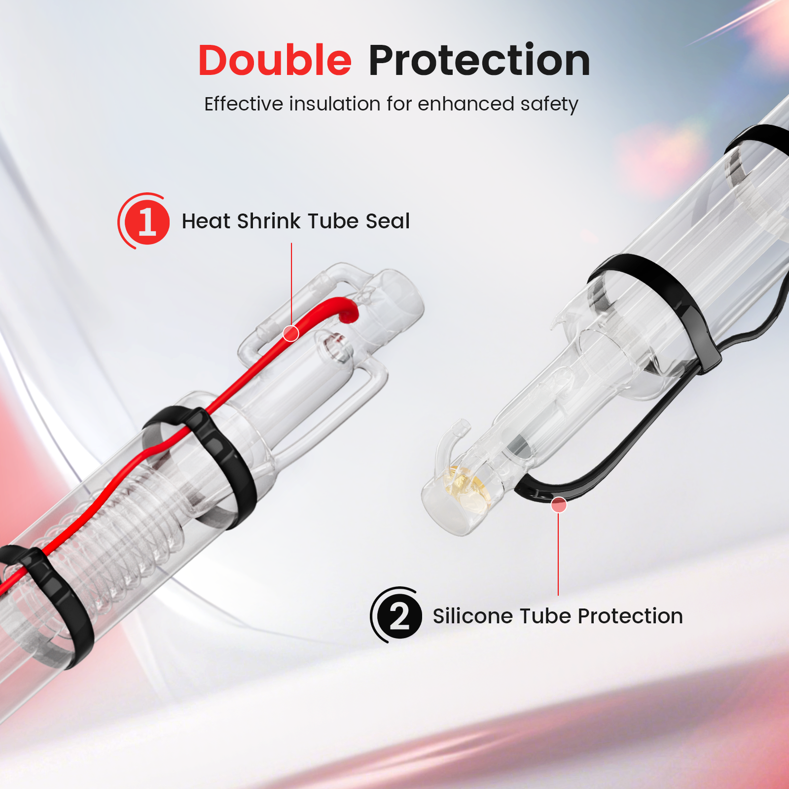 Monport 45W CO2 Laser Tube for Laser Engraver