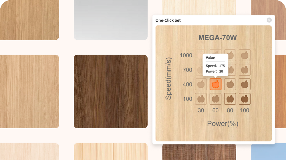 One-Click Material Parameters