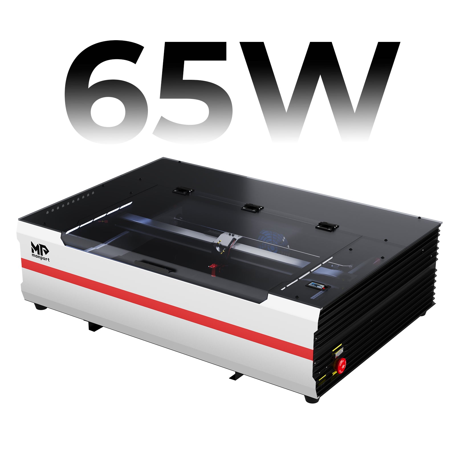 Monport Reno65 65W Desktop CO2 Laser Engraver & Cutter (24" X 16") with Magnetic Assisted Focus