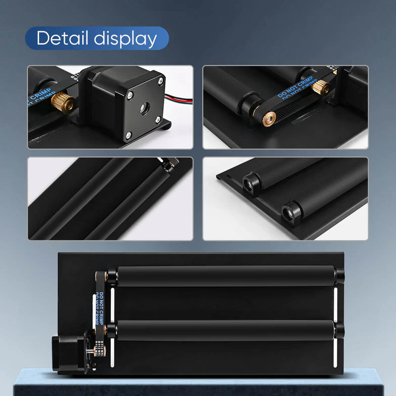 Monport Laser Rotary Axis Attachment for Whole RENO Series Desktop CO2 Laser Engraver