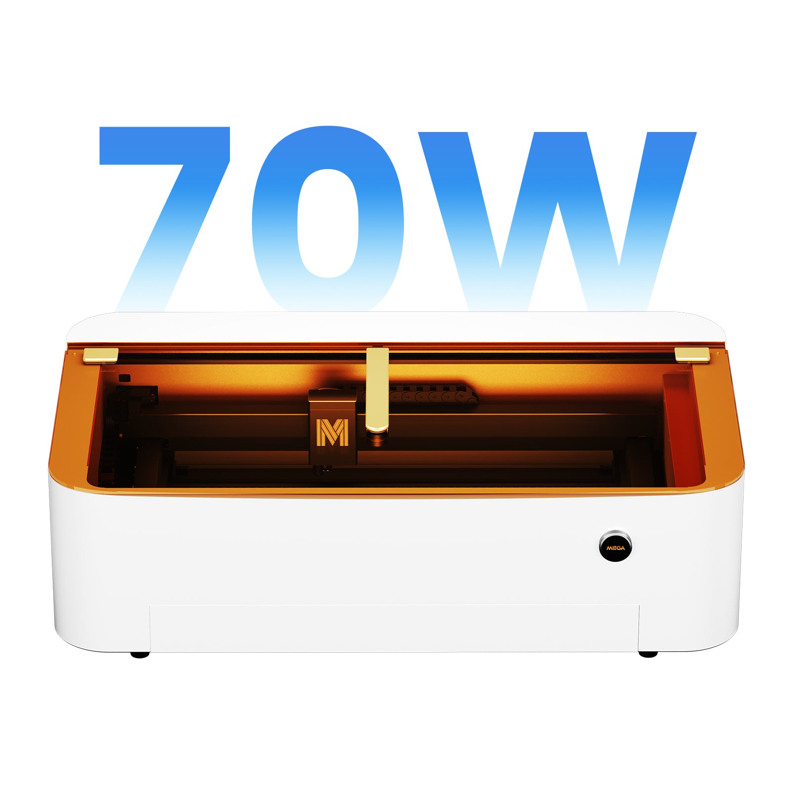 monport 70W Pro CO2 Laser Engraver & Cutter with Camera, Auto-Focus and Conveyor Belt Engraving