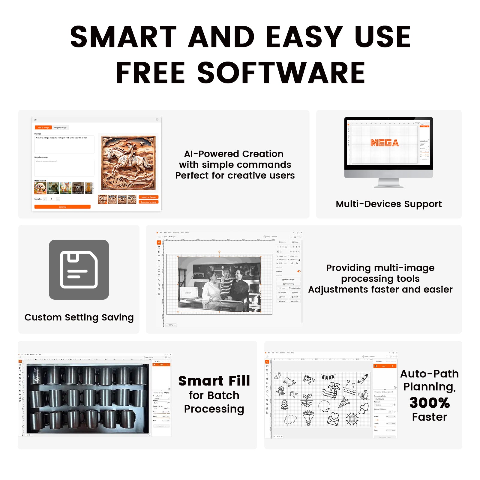 Monport Mega: The World's Premier 70W Intelligent Desktop Engraving Machine