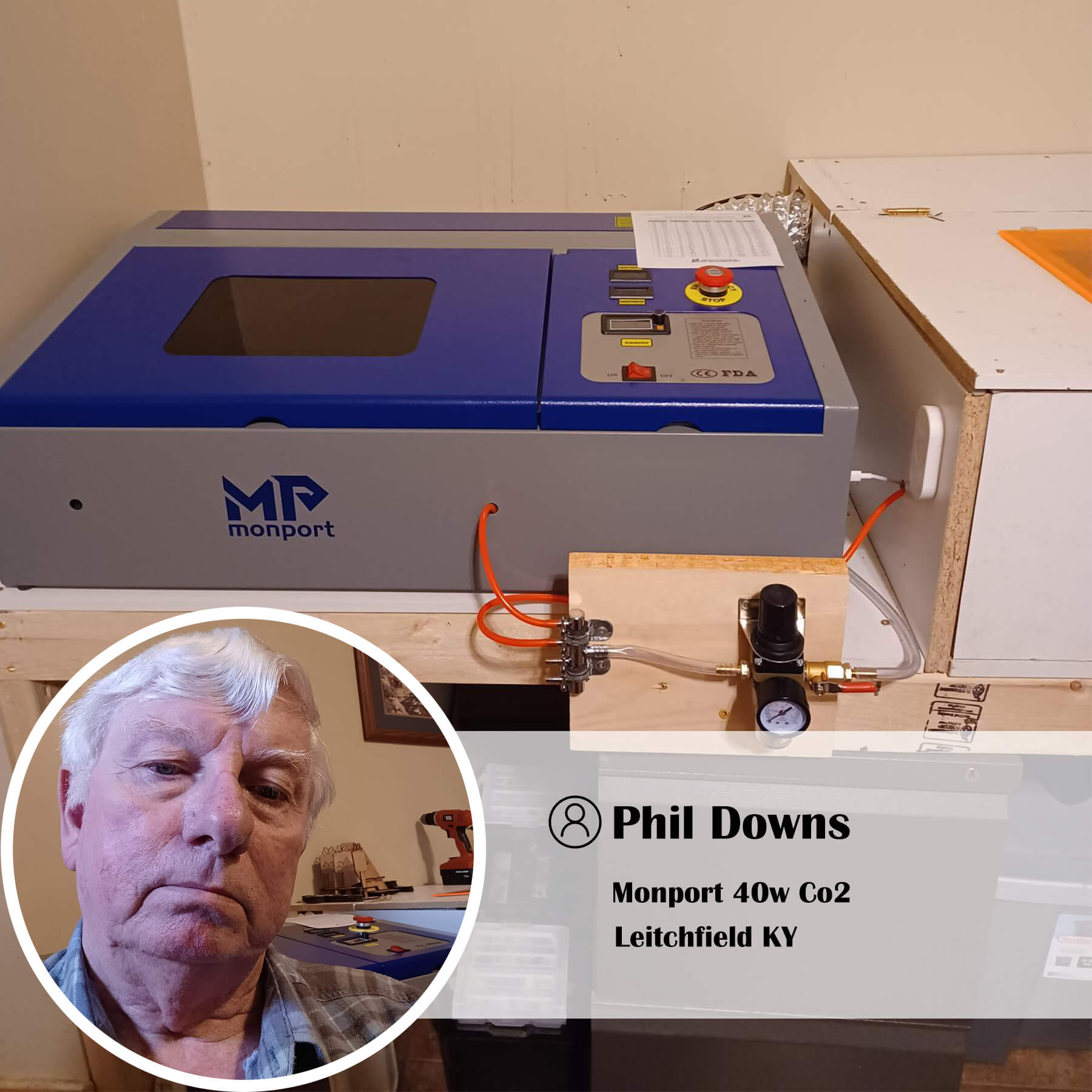 DEMO ROOM HOST - Phil Downs -Leitchfield Ky