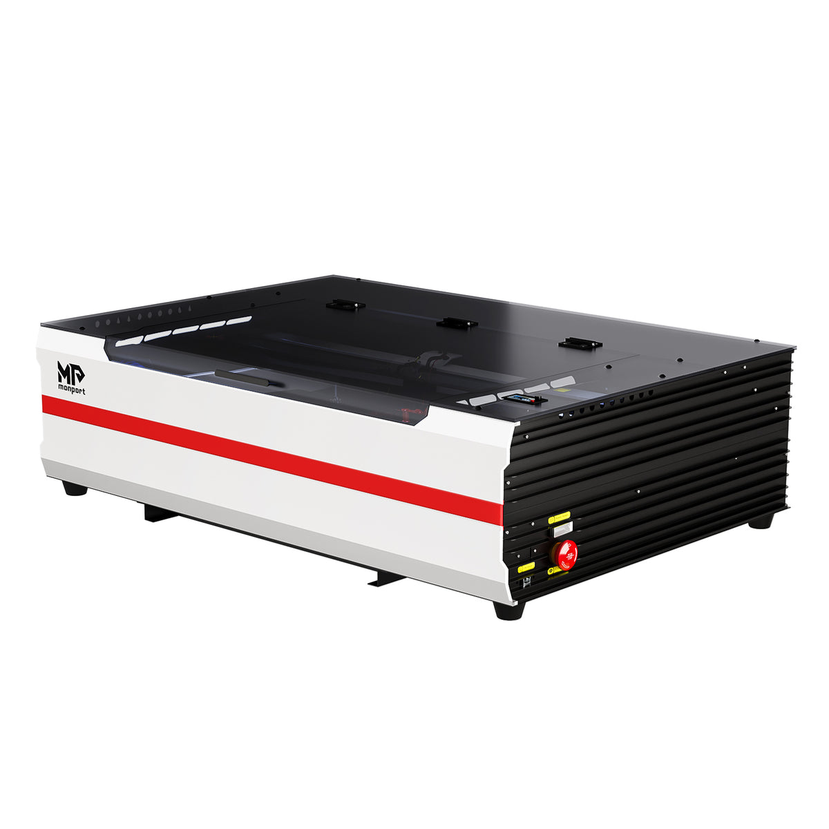 Brand New Monport Reno65 65W Desktop CO2 Laser Engraver & Cutter (24" X 16") with 3L Built-In Water Cooling and Magnetic Assisted Focus