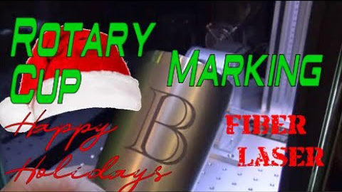 Load video: See How GQ Fiber Laser Marks on Rotary Cups