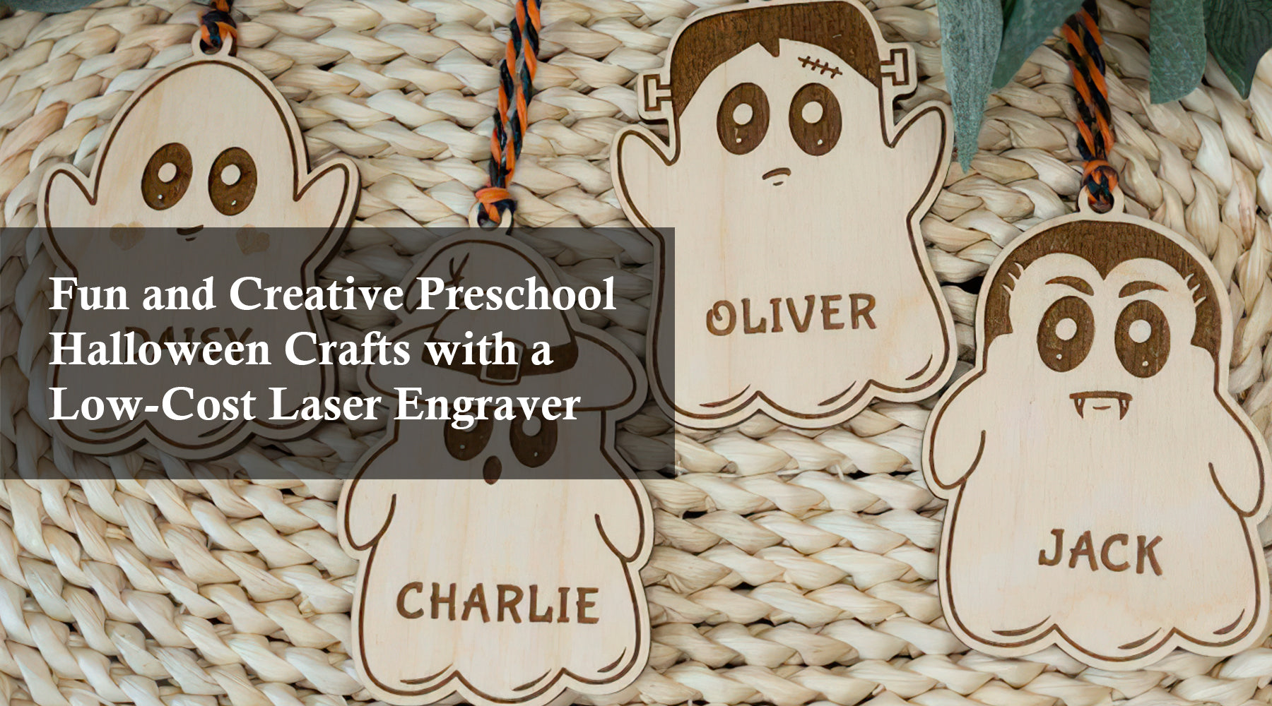 Fun and Creative Preschool Halloween Crafts with a Low-Cost Laser Engraver