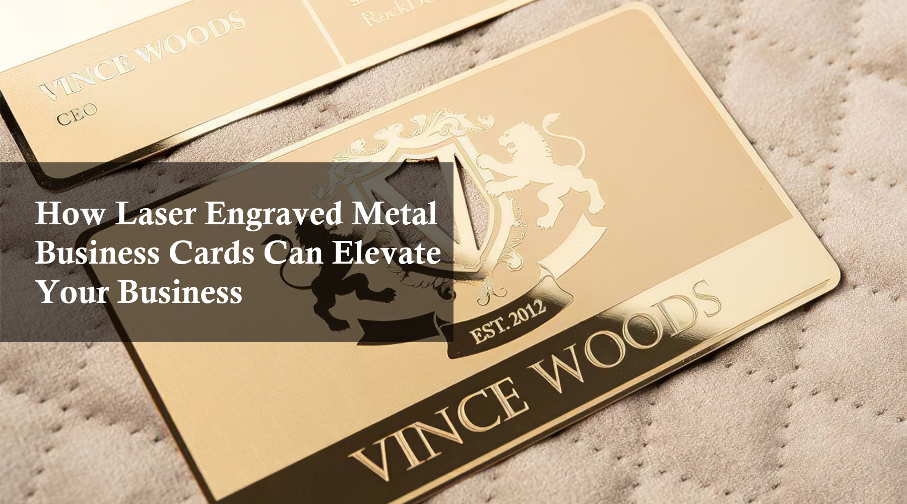 How Laser Engraved Metal Business Cards Can Elevate Your Business