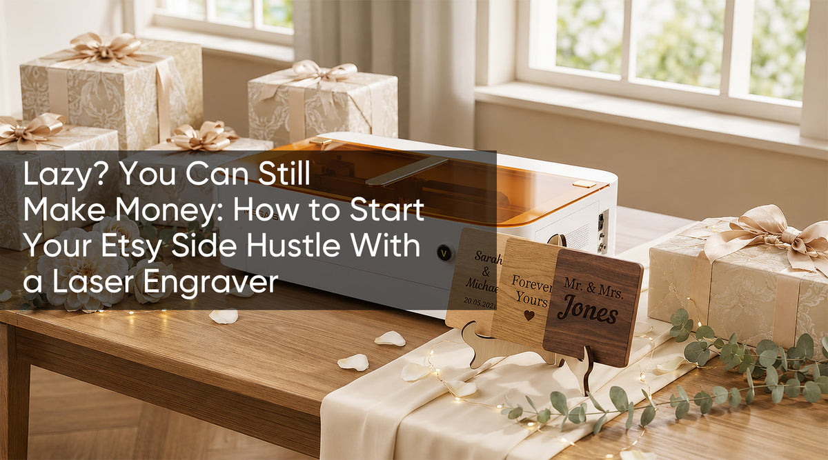 Lazy? You Can Still Make Money: How to Start Your Etsy Side Hustle With a Laser Engraver