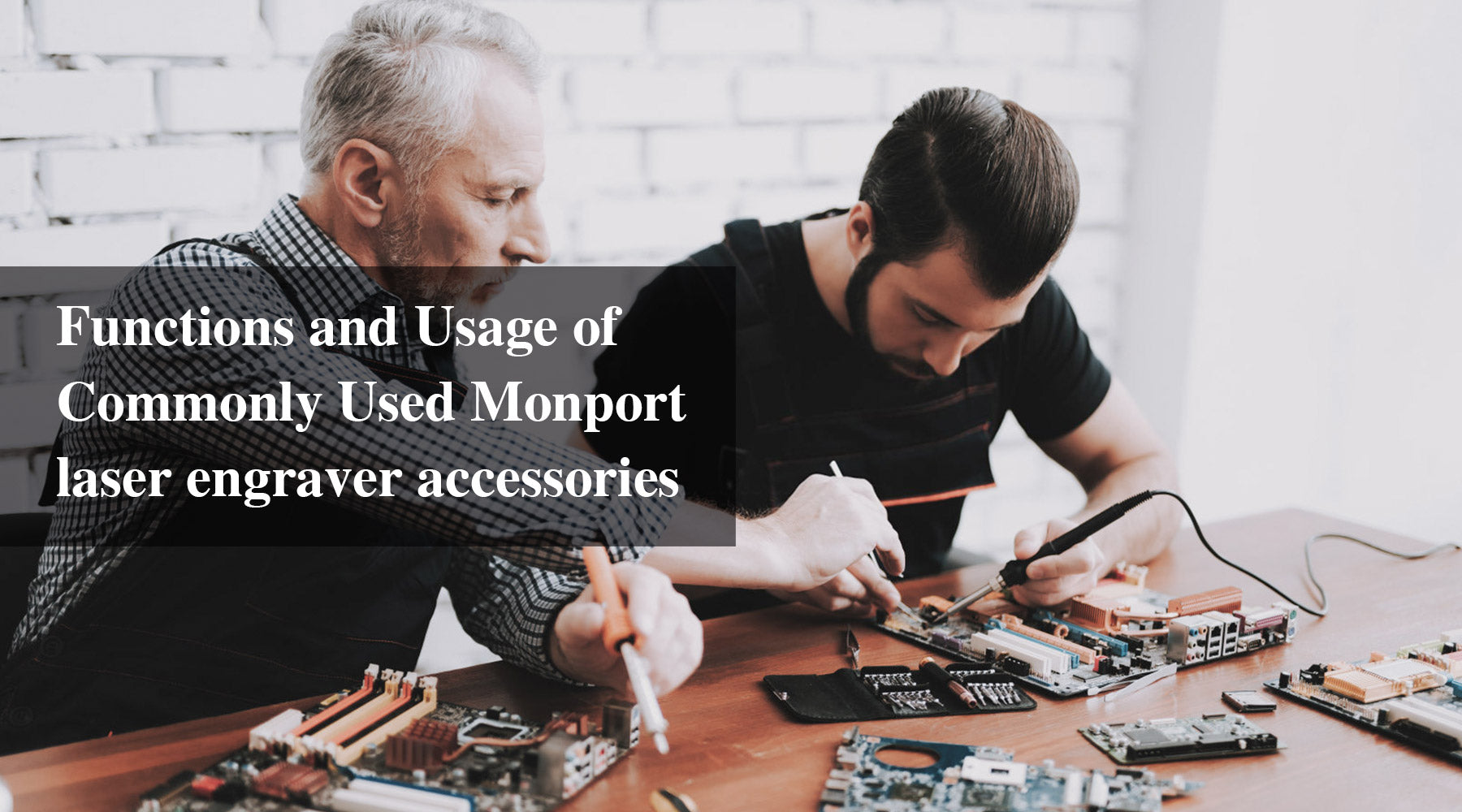 Functions and Usage of Commonly Used Monport laser engraver accessories