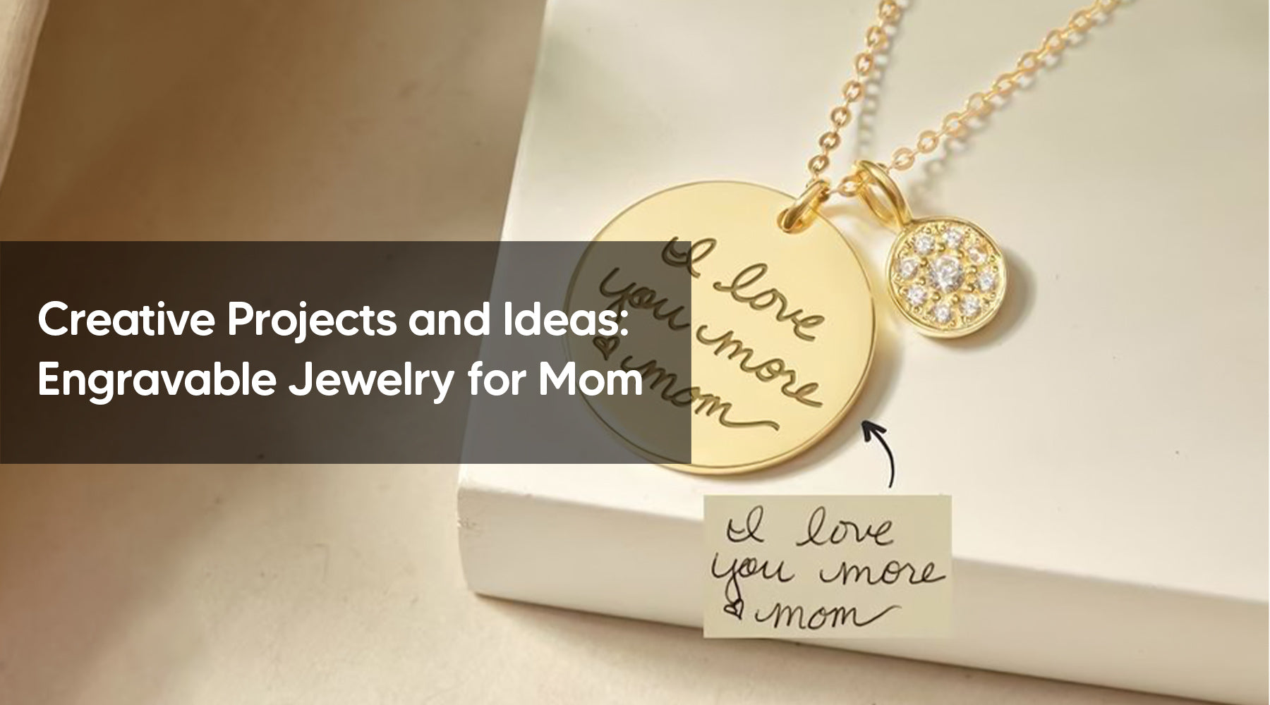 Creative Projects and Ideas: Engravable Jewelry for Mom