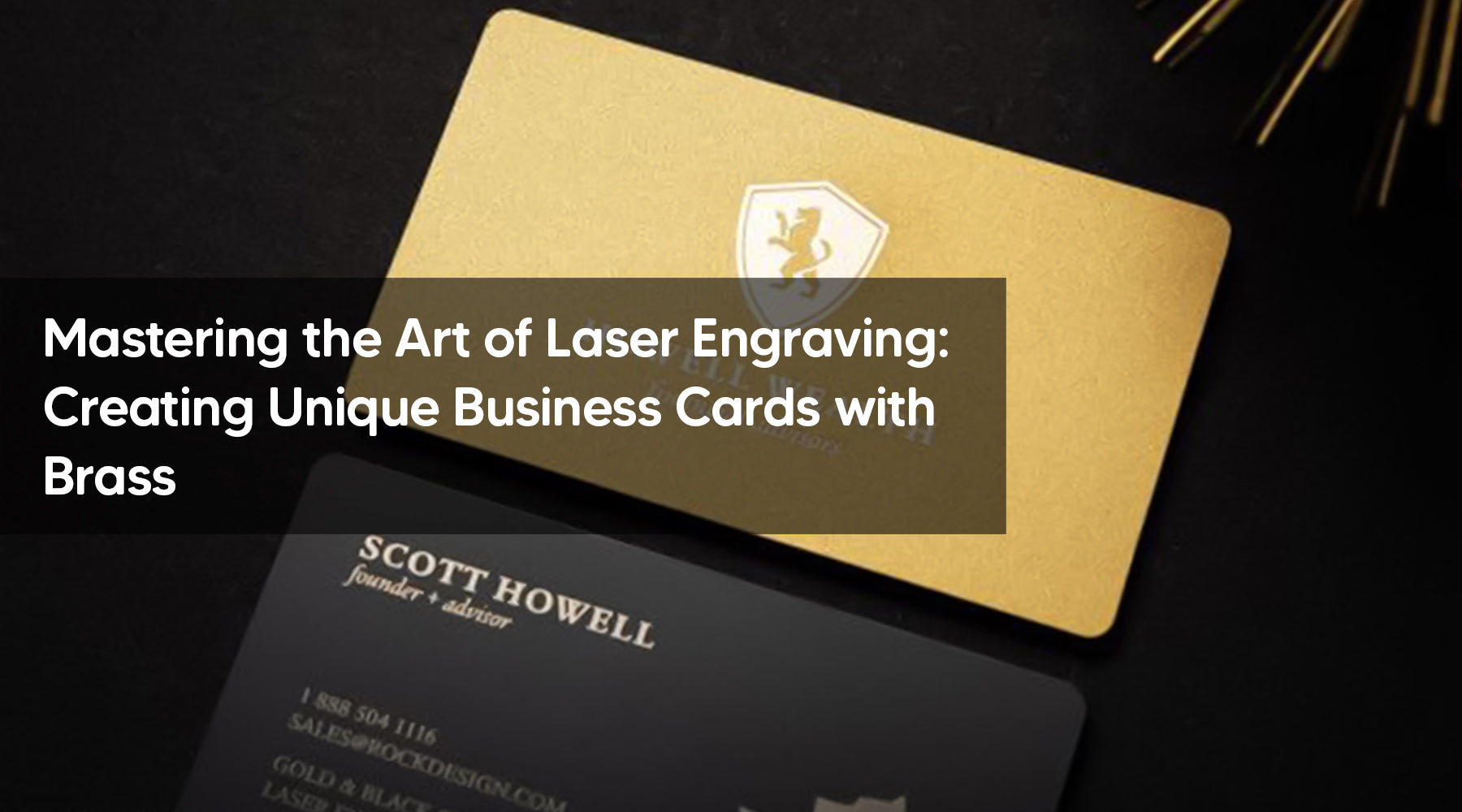 Mastering the Art of Laser Engraving: Creating Unique Business Cards with Brass