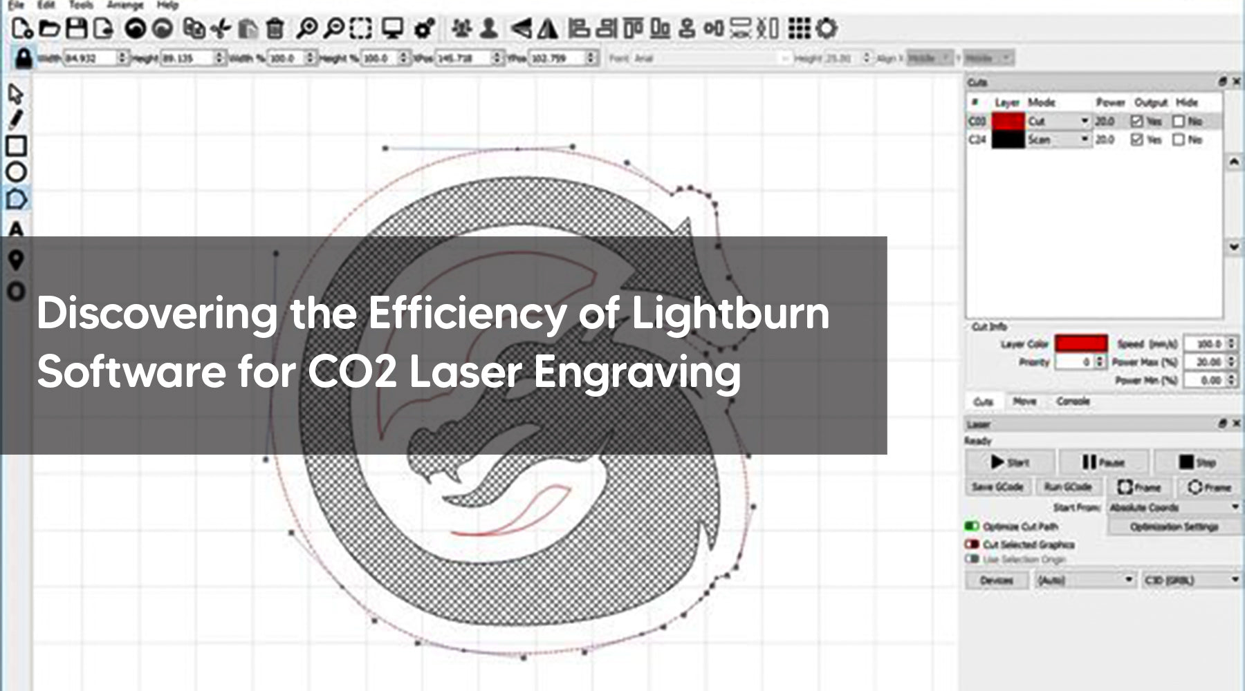 Discovering the Efficiency of Lightburn Software for CO2 Laser Engraving
