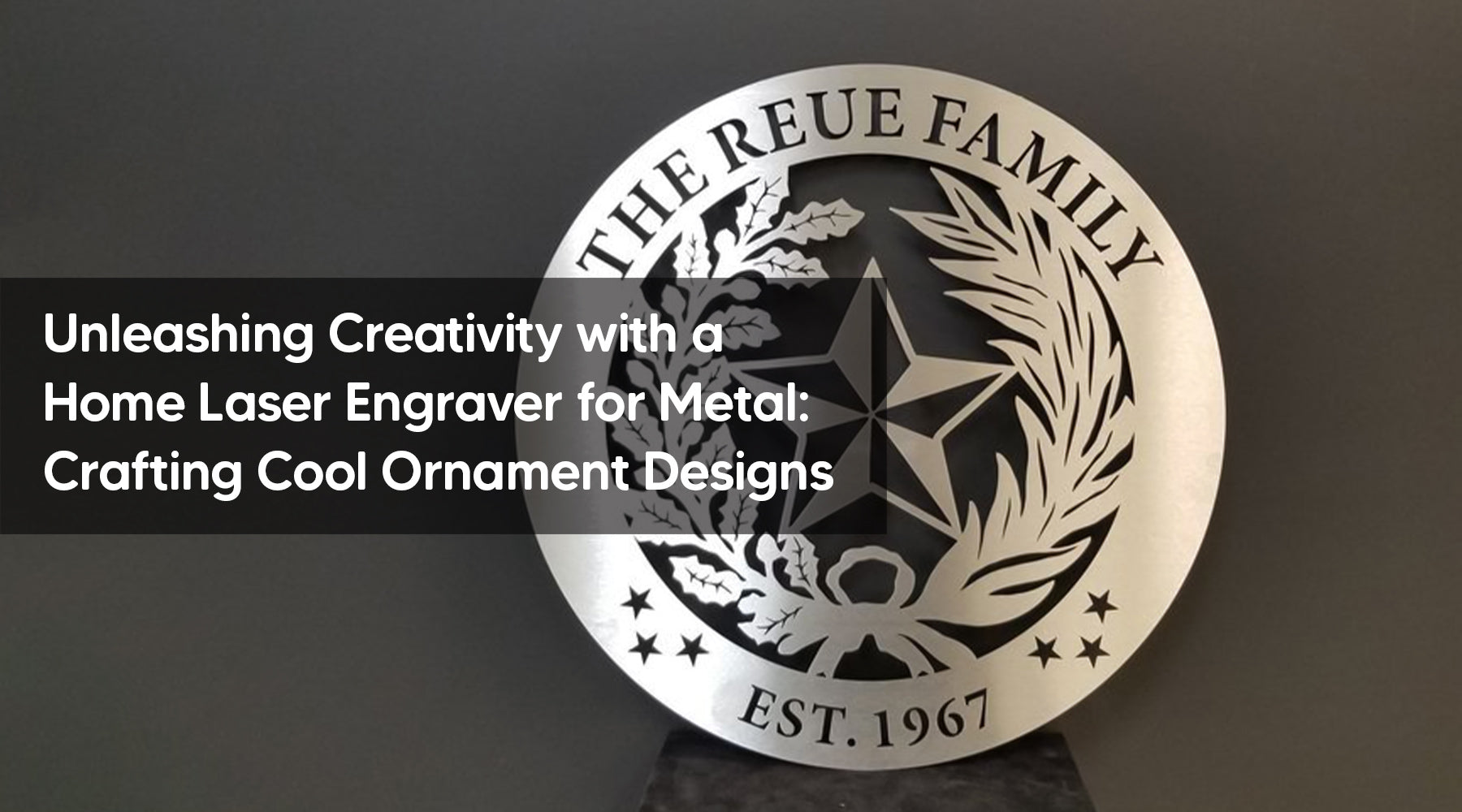 Unleashing Creativity with a Home Laser Engraver for Metal: Crafting Cool Ornament Designs
