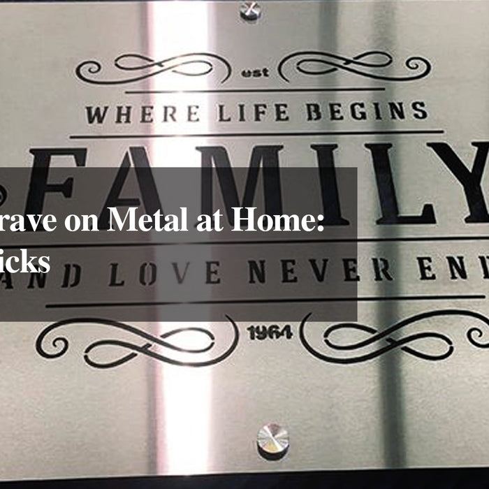 How to Engrave on Metal at Home: Tips and Tricks