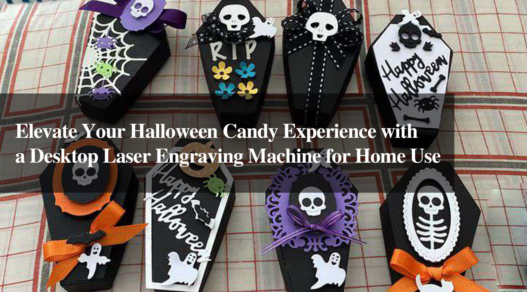 Elevate Your Halloween Candy Experience with a Desktop Laser Engraving Machine for Home Use