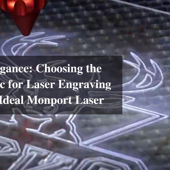 Acrylic Elegance: Choosing the Best Acrylic for Laser Engraving with Your Ideal Monport Laser