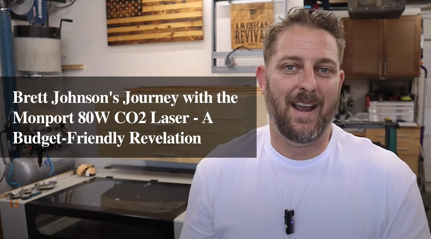 Brett Johnson's Journey with the Monport 80W CO2 Laser