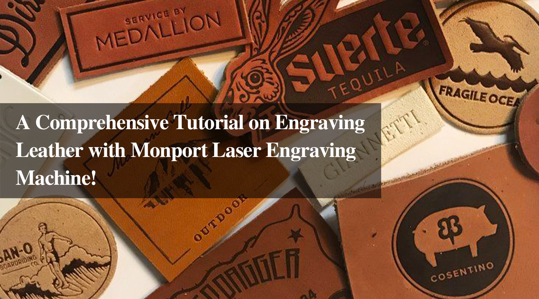 A Comprehensive Tutorial on Engraving Leather with Monport Laser Engraving Machine!