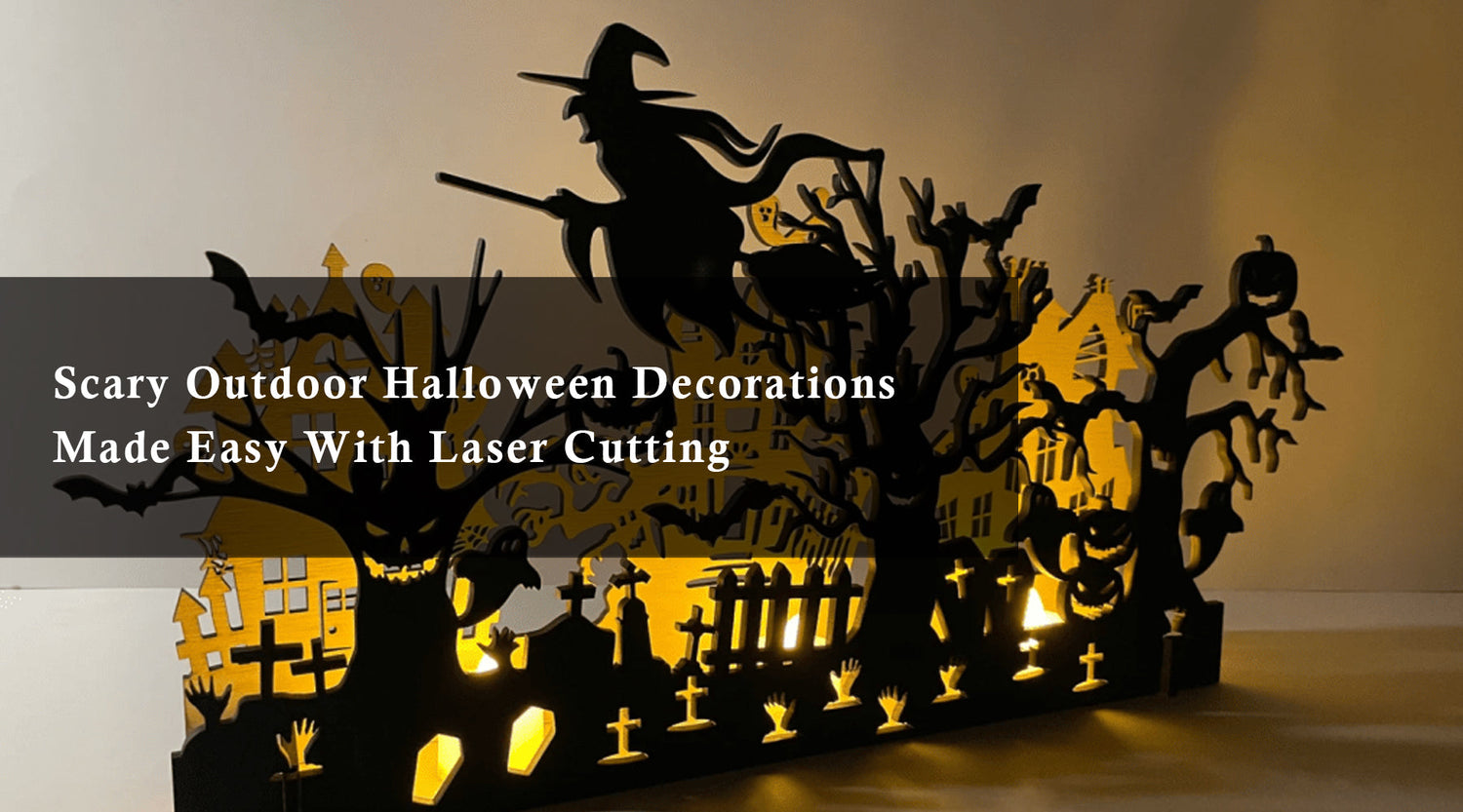 Scary Outdoor Halloween Decorations Made Easy With Laser Cutting