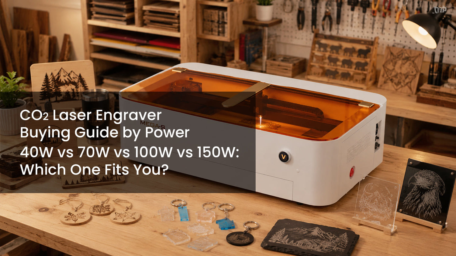 CO2 Laser Engraver Buying Guide by Power (40W vs 70W vs 100W vs 150W)