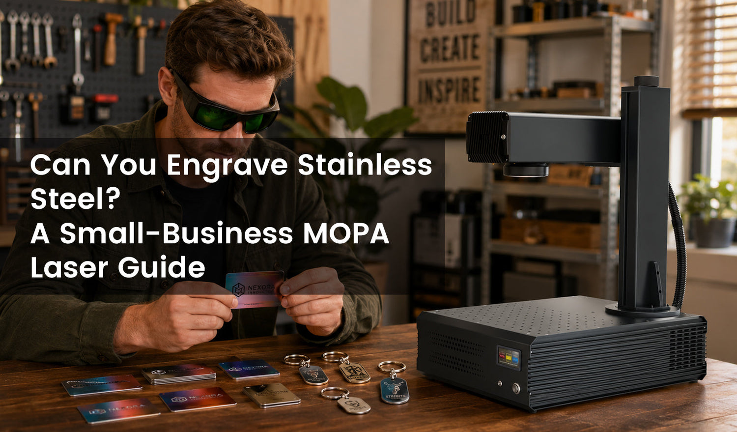 Can You Engrave Stainless Steel? A Small-Business Guide to a MOPA Laser