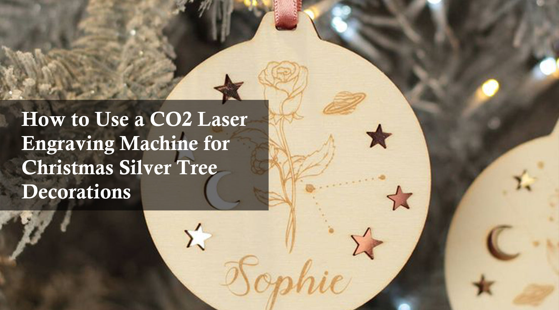 How to Use a CO2 Laser Engraving Machine for Christmas Silver Tree Decorations