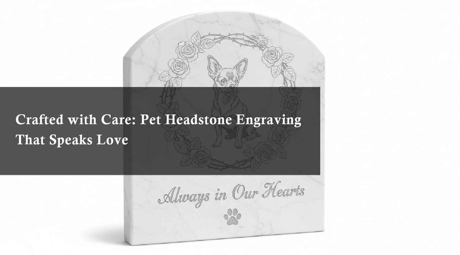 Crafted with Care: Pet Headstone Engraving That Speaks Love