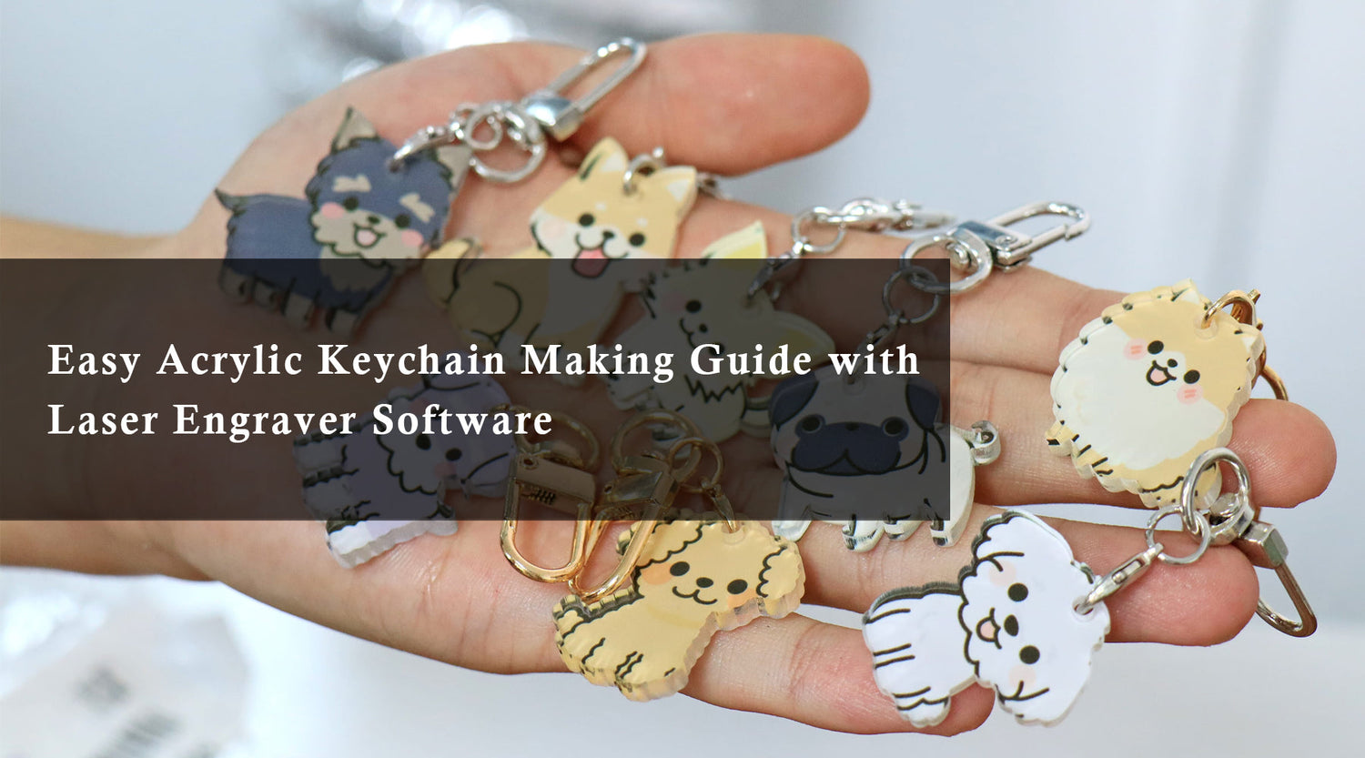 Easy Acrylic Keychain Making Guide with Laser Engraver Software