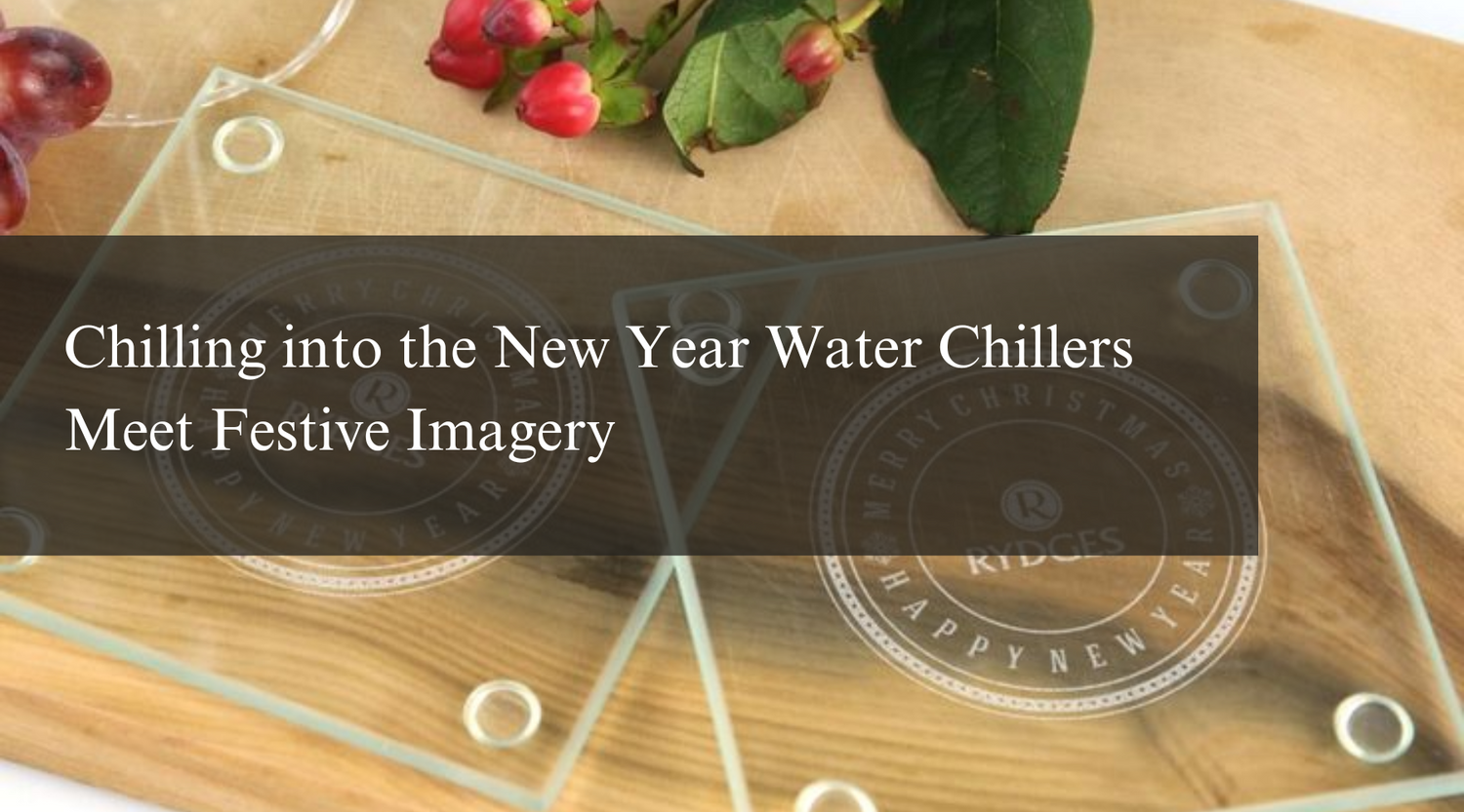 Chilling into the New Year Water Chillers Meet Festive Imagery