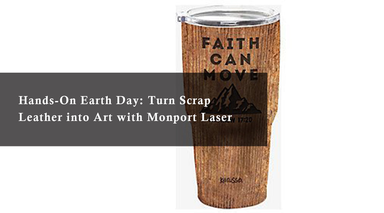 Hands-On Earth Day: Turn Scrap Leather into Art with Monport Laser