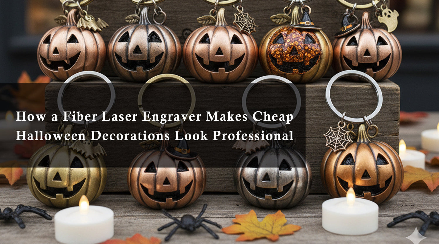 How a Fiber Laser Engraver Makes Cheap Halloween Decorations Look Professional