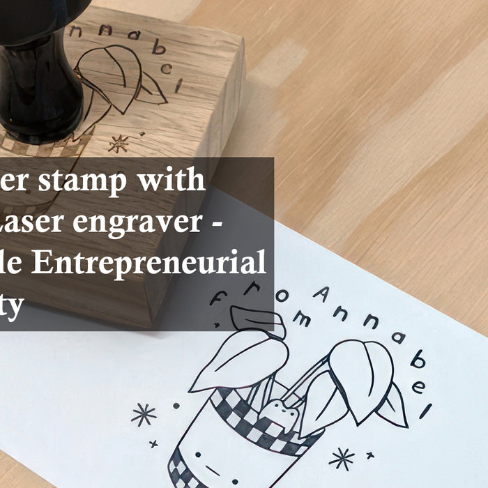 Make rubber stamp with Monport Laser engraver - A Profitable Entrepreneurial Opportunity