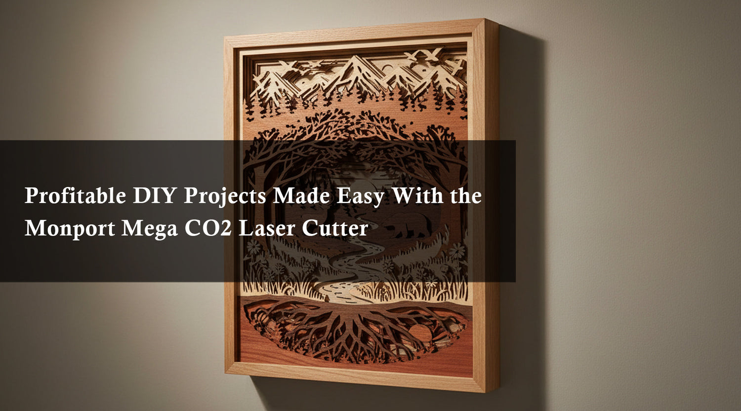 Profitable DIY Projects Made Easy With the Monport Mega CO2 Laser Cutter
